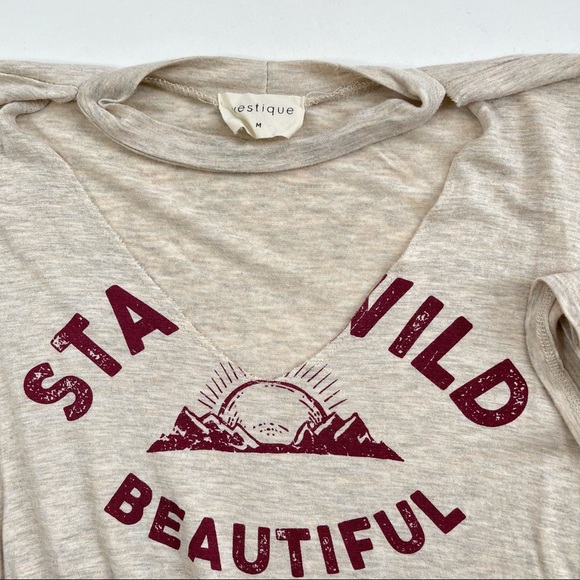 Vestique Stay wild beautiful Top - Picture 3 of 4